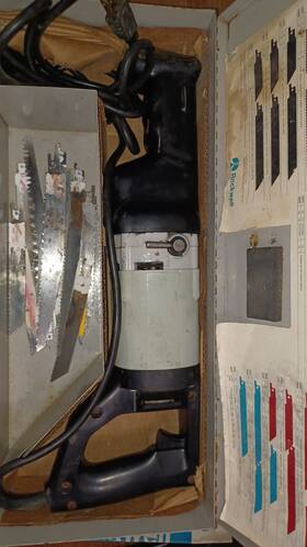 160-a6 Rockwell Vintage 628 G2 Reciprocating Saw With Case Works Read Description