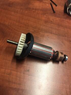 Ag453g Ryobi Use Genuine Armature Buffle Assembly 4-1/2 Inch Angle Corded Grinder