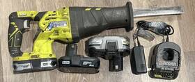 Eb3000742 Ryobi P516 18-volt One Reciprocating Saw W 2 Batteries And Charger