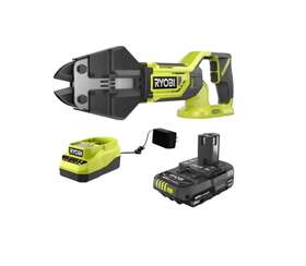 P592-psk005 Ryobi One 18v Cordless Bolt Cutters With 2.0 Ah Battery And Charger - New