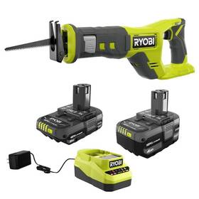 Pcl515b-psk106sb Ryobi One 18v Lithium-ion 4.0 Ah Battery 2.0 And Charger Kit With