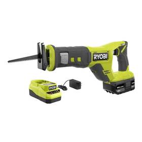 Pcl515k1 Ryobi One 18v Cordless Reciprocating Saw Kit With 4.0 Ah Battery And Charger