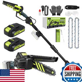 B0crypncls Saker Cordless Pole Saw And Mini Chainsaw 2-in-1 Brushless Electric Tree Trimmer