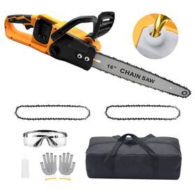 Dwdj-001 Savvymate 16-inch Cordless Chainsaw 40v 2 X 20v Max Compatible For Dewalt Battery Auto