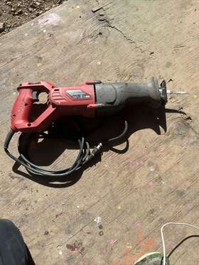 7.5variable Skil 920602 9206-02 7.5 Amp Variable Speed Reciprocating Saw Sawsall Red Used Free Ship