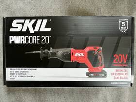 Rs5870b-10 Skil Pwrcore 20v Bl Reciprocating Saw Kit 2.0ah Battery Charger