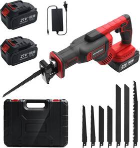 Skovensy 313026181111 Cordless Reciprocating Saw 2 X 4.0ah Battery Variable Speed Blade