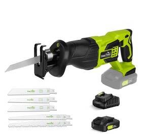 Snapfresh 971494043207 20v Cordless Reciprocating Saw 3000 Spm Variable Speed Trigger Tool-free B