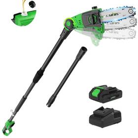 Soyus B0bkpyk37j Pole Saw 8-inch Cordless 15-foot Max Reach Electric For Tree