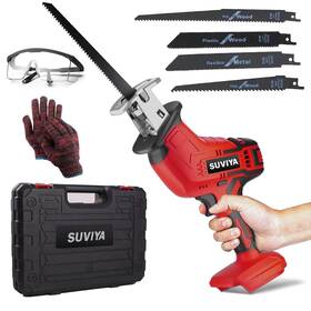 0-3500sp Suviya 686603113776 Reciprocating Saw For Milwaukee 18v Max Battery Cordless Recipro