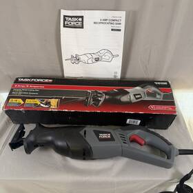 Stb-0084 Task Force 6 Amp Reciprocating Saw #0101596 Corded Open Box With Blade