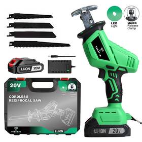 Crs-20a Tegatok Cordless Reciprocating Saw Electric Chain With Led Lights