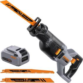 Ml-rs35-32 Teslong Brushless Cordless Reciprocating Saw 1-1/4 Inch With 20v 4.0ah Battery New