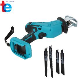 Tr45800 Turitrade For Makita 18v Battery Cordless 4 Blade Electric Reciprocating Saw Cutting Tools
