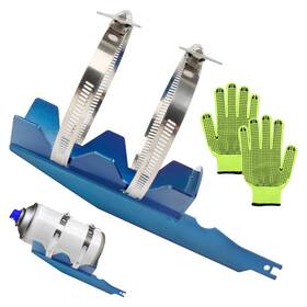 22437554 Waylenbo Paint Can Shaker For Reciprocating Saw 304 Stainless Steel Double Clamp And On