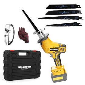 Wellanpower 712143542605 Reciprocating Saw Compatible With Dewalt 20v Battery Cordless