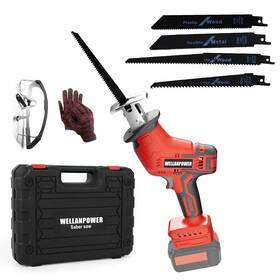 Wellanpower 712143542629 Reciprocating Saw Compatible With Milwaukee 18v Battery Cordless Reciprocati