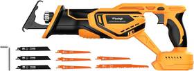 Rsbl01dw Wisehigh Cordless Reciprocating Saw 20v Brushless Motor 8 Blades -bare Tool