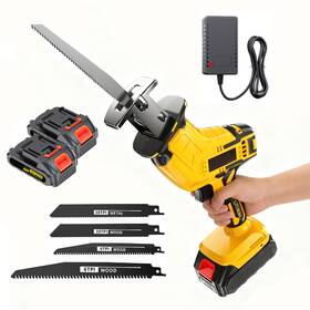Yh-mdj-02 Yhtqx Cordless Reciprocating Saw Variable Speed Tool-free Blade Change Electric Sa
