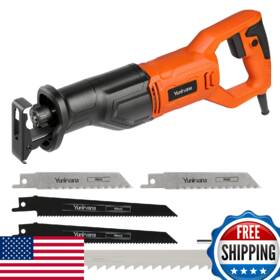 B0cpv5mtg2 Yunirvana 6.0a Variable Speed Corded Reciprocating Saw 4-1/2 Inch Max Cut