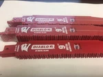 Pack Freud DS0908BFD25 Diablo Steel Demon 9" 8/10-TPI Reciprocating Saw Blade. Fixed Price $72.92.