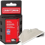 Craftsman Utility Knife Blades 100 Pack CMHT11921A Heavy Duty General Cutting. Fixed Price $24.95.