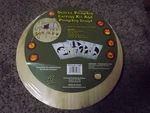 Deluxe Pumpkin Carving Kit Stand Metal Blades Wood Handles. Fixed Price $12.99.