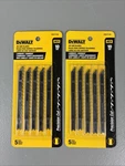 Dewalt DW3712H Laminate Downcut Jig Saw Blades 5-PACK 10TPI Hcs Usa. Fixed Price $18.00.