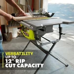 Portable Saw With Stand Ryobi 10 In. Jobsite Contractor Folding Compact. Fixed Price $289.95.