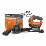 Ridgid 18V Brushless Cordless Jig Saw Kit - Open Box 2.0AH Battery & Charger. Fixed Price $128.38.