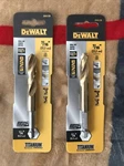 Lot Of Dewalt 7/16-IN Titanium Twist Drill Bit #DD5128. Fixed Price $18.00.