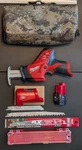 Hunter's Special, Milwaukee 2420-20 Hackzall M12 Recip Saw, Blades Case & More. Fixed Price $188.48.