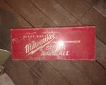 Milwaukee Super Sawzall Heavy Duty Metal Tool Box Red With Handle. Fixed Price $65.00.