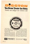 1965 Print Porter Hardware Disston "diss-chrome" Circular Saw Blades Edge. Fixed Price $9.95.
