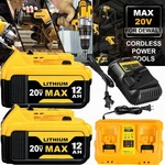 2PACK For Dewalt Volt Max Xr 12.0AH Lithium Battery DCB206-2/DUAL Charger. Fixed Price $67.00.