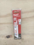 Milwaukee 48-00-5183 In. X Tpi Thin Kerf Sawzall Blades (5 Pk). Fixed Price $6.00.