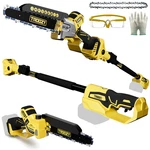 Troozy Cordless Pole 8-INCH 2-IN-1 Chainsaw Electric Tree Trimmer 9FT. Fixed Price $110.74.