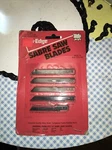 Acu-edge 20 Sabre Blades Vintage Unopened Fits 1/4" Saws Made New Zealand. Fixed Price $8.00.