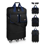 Expandable Rolling Duffle Bag Wheeled Luggage Foldable Suitcase 30" 36" 40". Fixed Price $29.87.