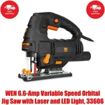 Wen 6.6-AMP Variable Speed Orbital Jig Saw With Laser And Led Light, 33606. Fixed Price $28.46.