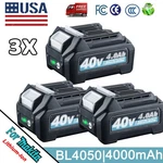 3 Pack 40VOLT 4AH Battery For Makita Xgt 4.0AH BL4050F New. Fixed Price $121.89.