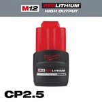 Milwaukee Electric 48-11-2425 M12 Red Lithium High Output CP2.5 Battery Pack. Fixed Price $49.91.