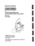 Owner's Manual & Parts List Sears Craftsman 10" Band Saw - Model 351.214600. Fixed Price $18.95.