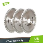 3 Pack 4.5-INCH 40 Tooth Alloy Steel Cutting Saw Blade With 7/8-INCH Arbor. Fixed Price $12.20.