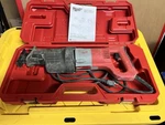 Milwaukee 6536-21 13AMP Super Sawzall Reciprocating W/ Case "read". Fixed Price $72.98.