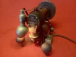 Antique International Cutawl Type K9A Pattern Maker Scroll Saw With Dumore Motor. Fixed Price $125.00.