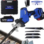 21V Cordless Reciprocating Saw Variable Speed 1OR2 Batteries & Charger 4BLADES. Fixed Price $22.27.