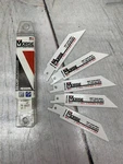 Mk Morse RB414T05 4" 14TPI Recip Saw Blades Pack Usa Made Metal. Fixed Price $13.99.