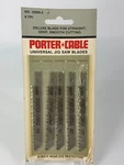 Porter Cable Universal Jig Saw Blade Pkg Of 6 Tpi Model 12509 Nos Unopened. Fixed Price $8.00.