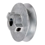 Chicago Die Cast 350A6 Zinc V-grooved Pulley 3-1/2 Dia. X 5/8 Bore In.. Fixed Price $13.95.